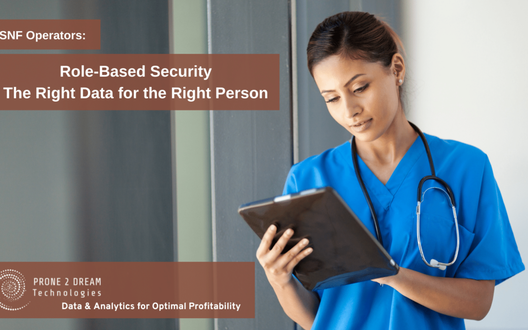 Role Based Access Control for Skilled Nursing Business Intelligence