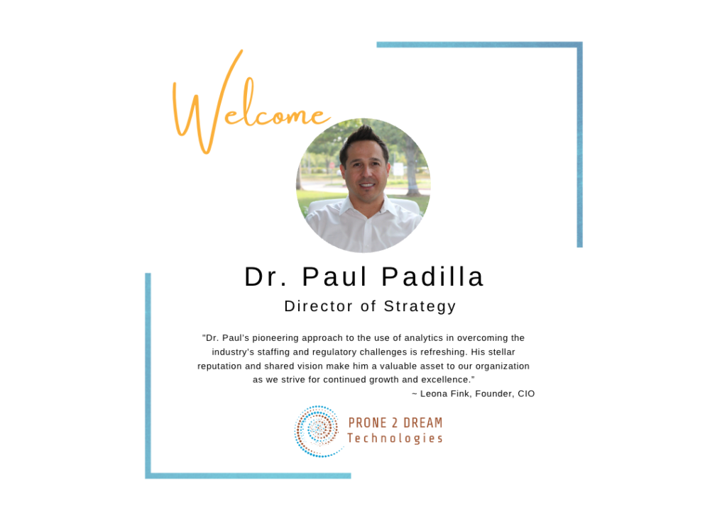Welcome Dr. Paul Padilla